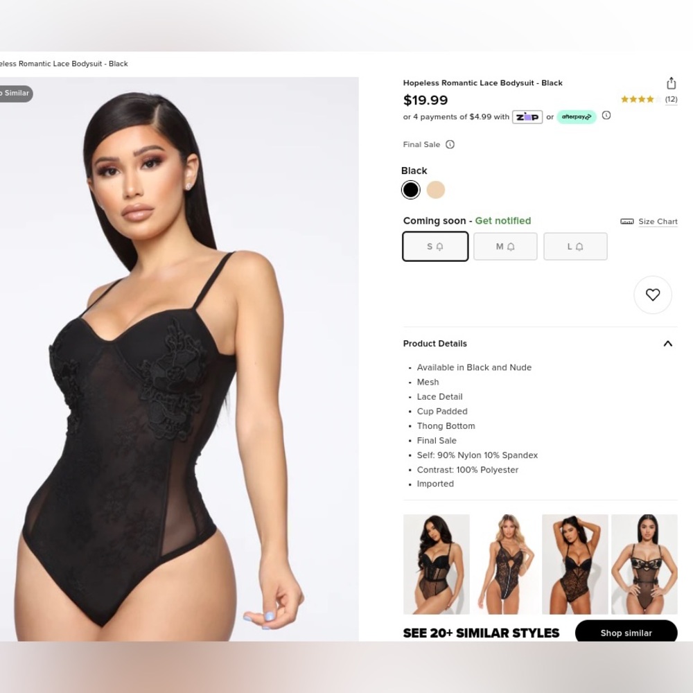 Hopeless Romantic Lace Bodysuit - Fashion Nova